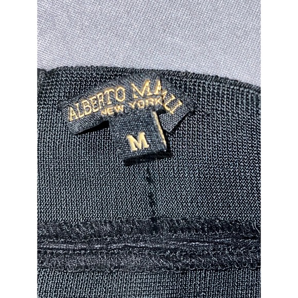 Alberto Makali New York Snakeskin Plaid Bandage Skirt Beige Black Red Medium - Picture 6 of 7